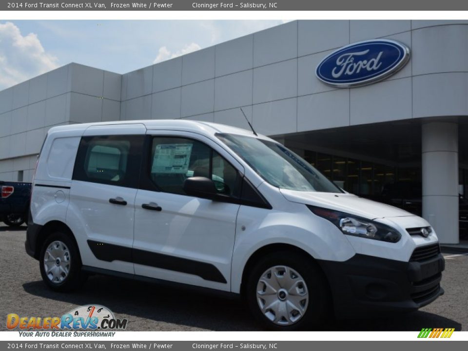 2014 Ford Transit Connect XL Van Frozen White / Pewter Photo #1