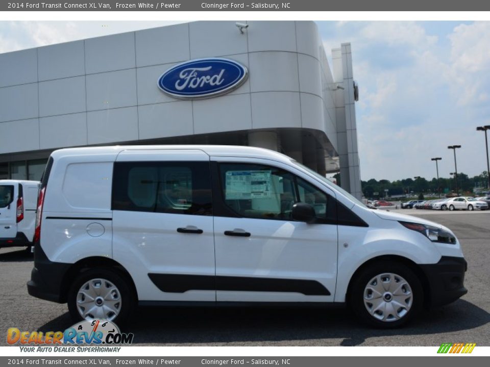 2014 Ford Transit Connect XL Van Frozen White / Pewter Photo #2