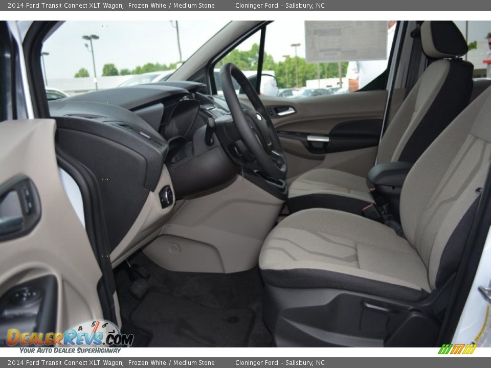 Front Seat of 2014 Ford Transit Connect XLT Wagon Photo #6