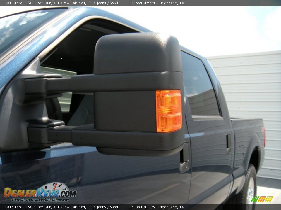 2015 Ford F250 Super Duty XLT Crew Cab 4x4 Blue Jeans / Steel Photo #14