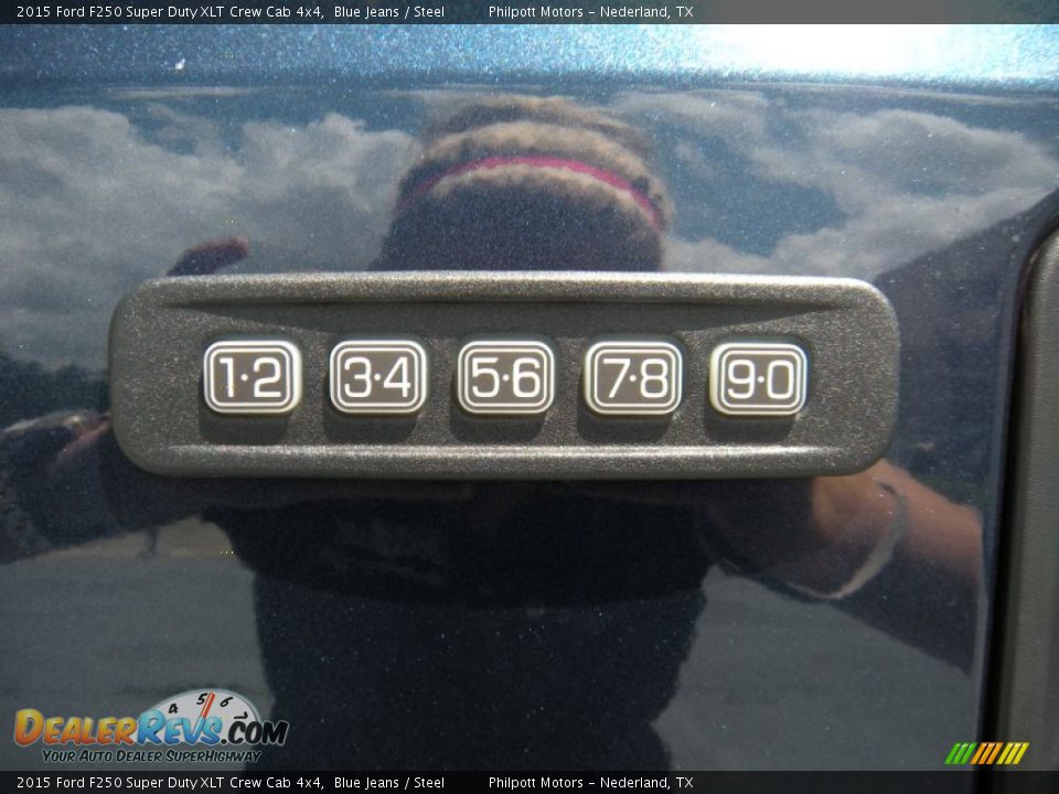 2015 Ford F250 Super Duty XLT Crew Cab 4x4 Blue Jeans / Steel Photo #15