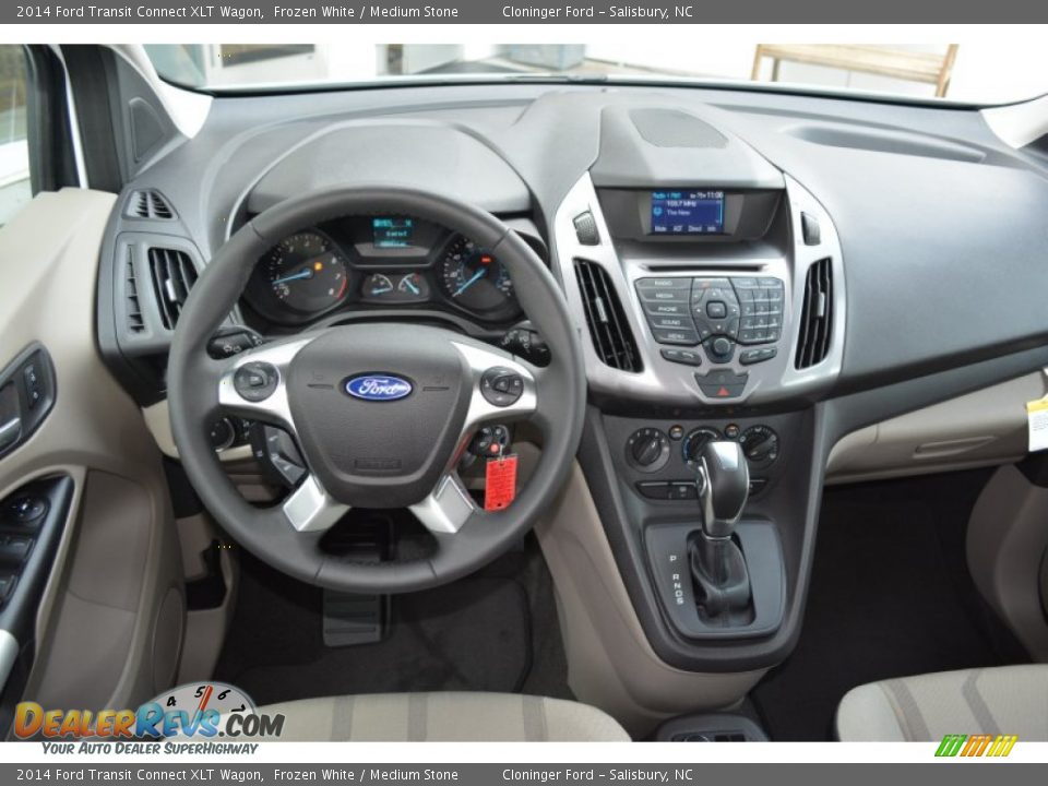 Dashboard of 2014 Ford Transit Connect XLT Wagon Photo #11