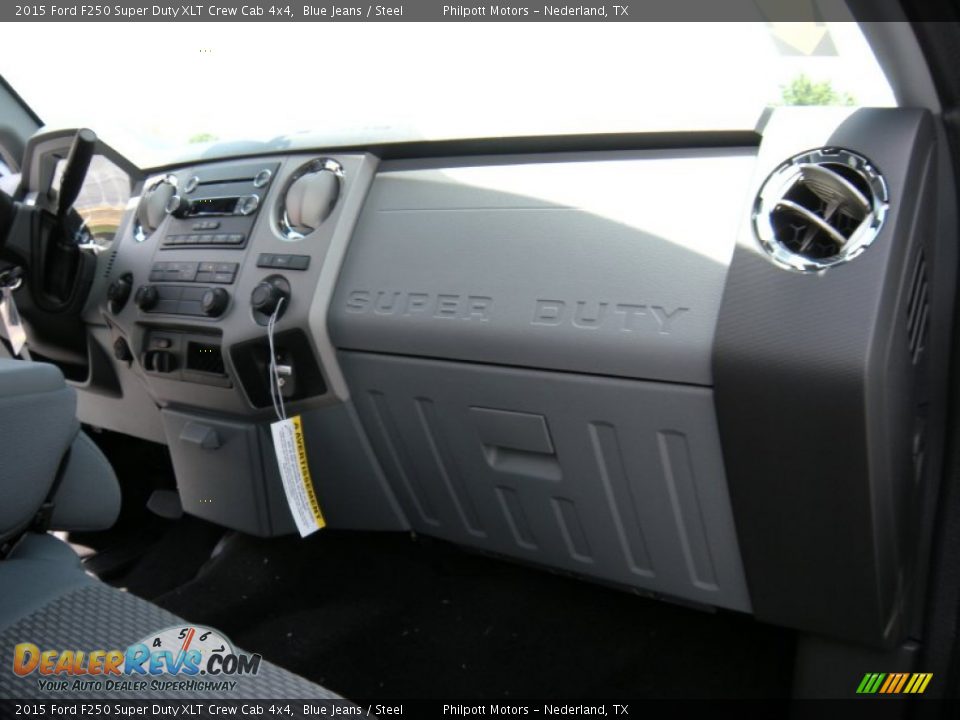2015 Ford F250 Super Duty XLT Crew Cab 4x4 Blue Jeans / Steel Photo #20