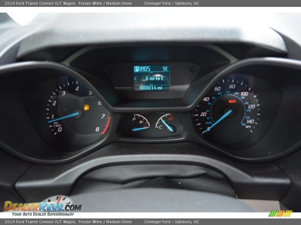 2014 Ford Transit Connect XLT Wagon Gauges Photo #18