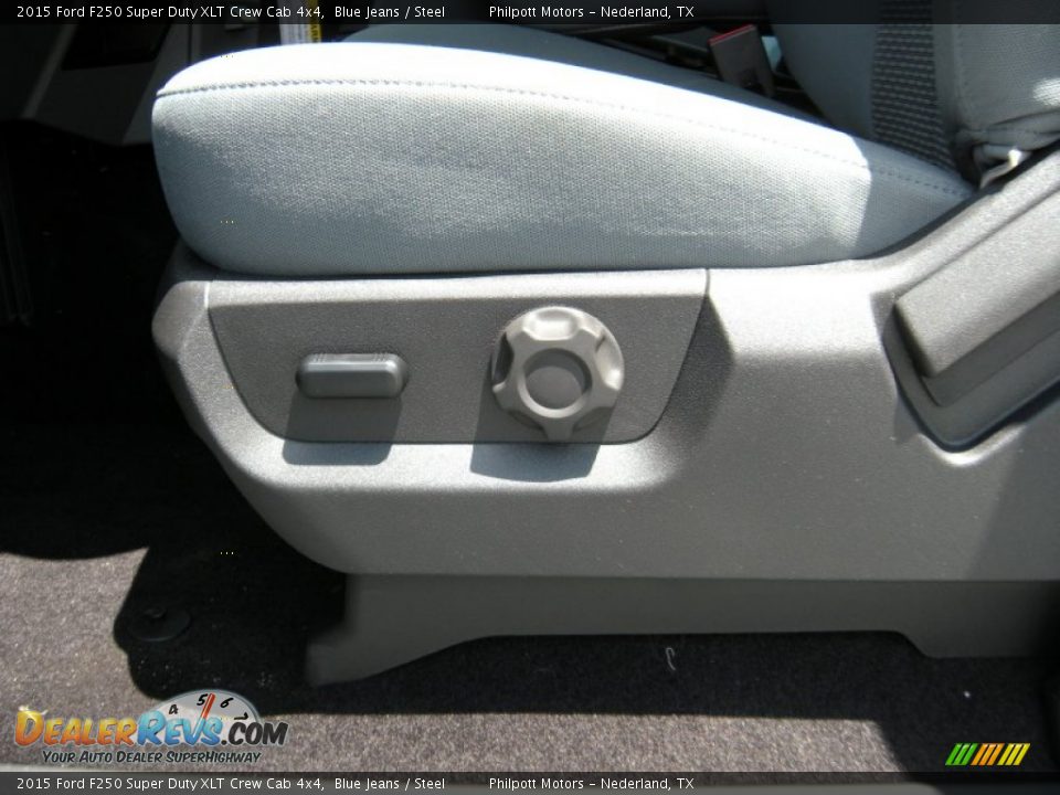2015 Ford F250 Super Duty XLT Crew Cab 4x4 Blue Jeans / Steel Photo #27
