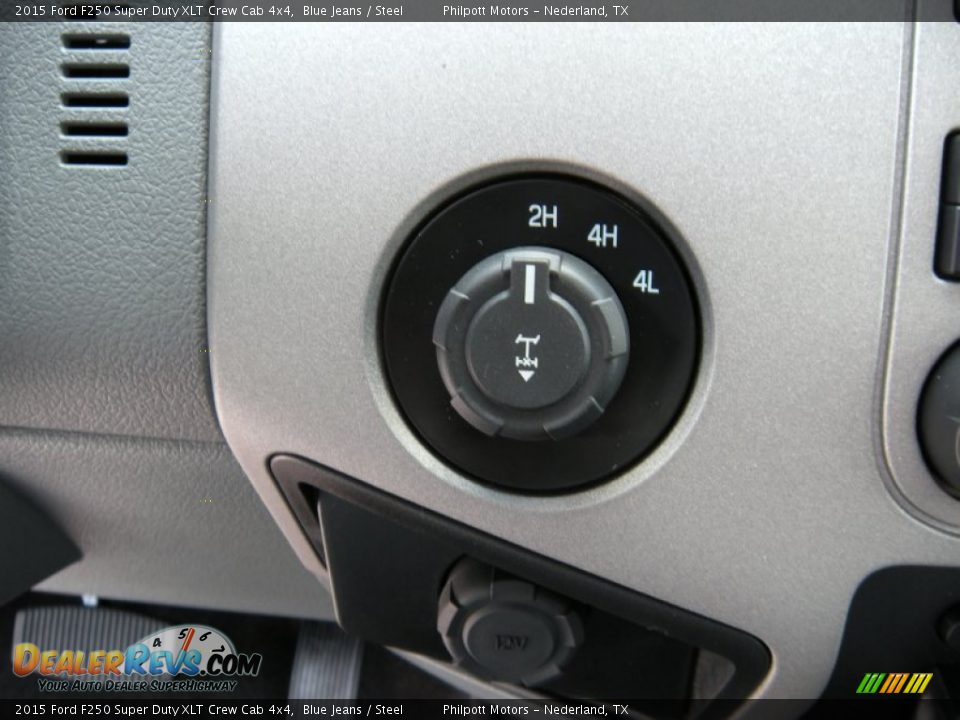 2015 Ford F250 Super Duty XLT Crew Cab 4x4 Blue Jeans / Steel Photo #34