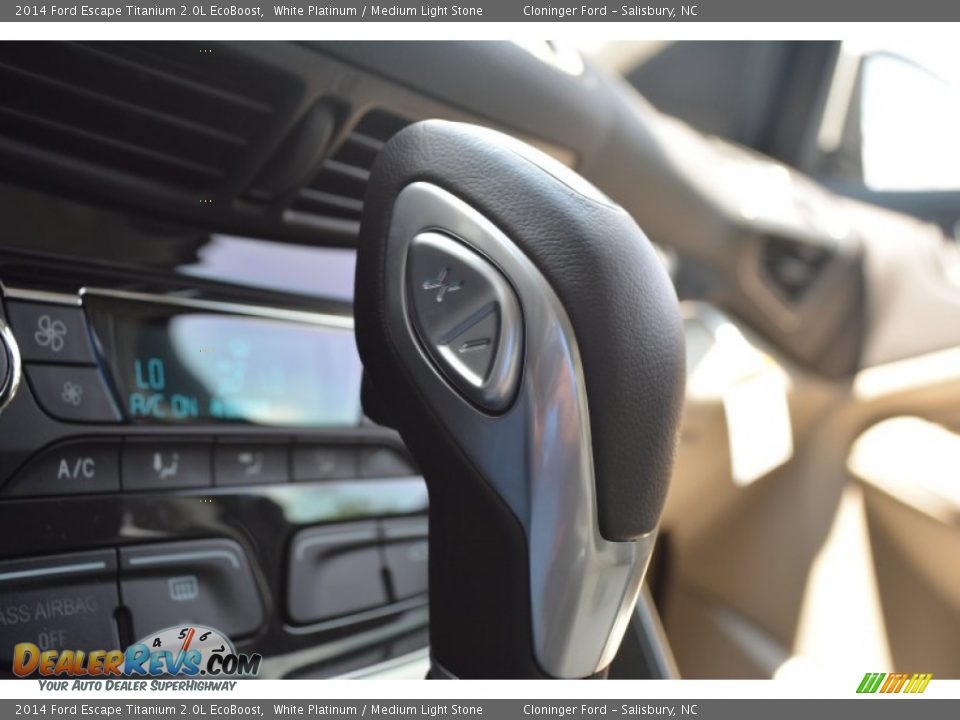 2014 Ford Escape Titanium 2.0L EcoBoost White Platinum / Medium Light Stone Photo #23