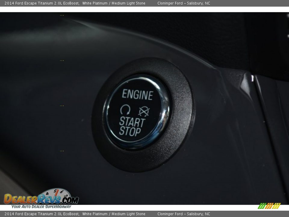 2014 Ford Escape Titanium 2.0L EcoBoost White Platinum / Medium Light Stone Photo #29