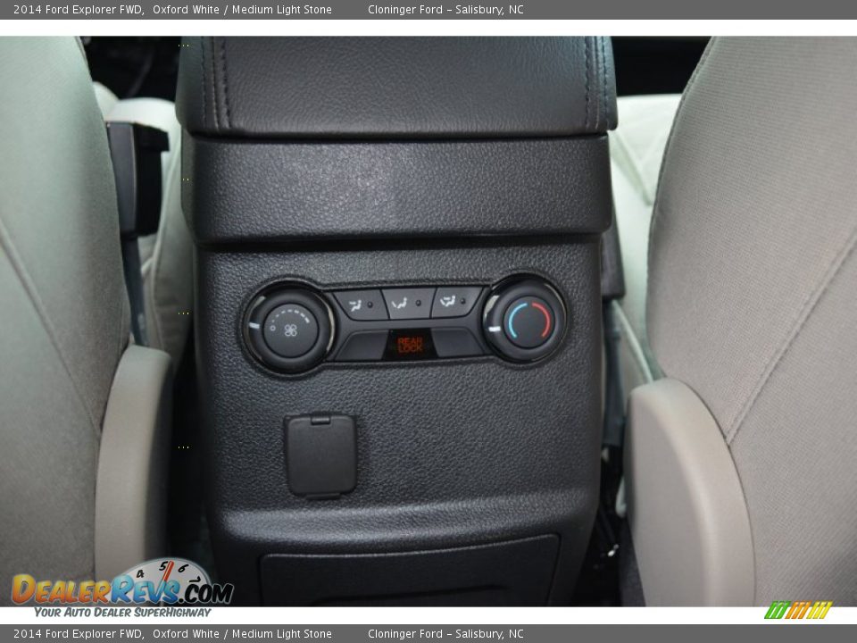 2014 Ford Explorer FWD Oxford White / Medium Light Stone Photo #11