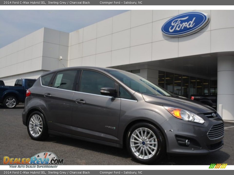 2014 Ford C-Max Hybrid SEL Sterling Grey / Charcoal Black Photo #1