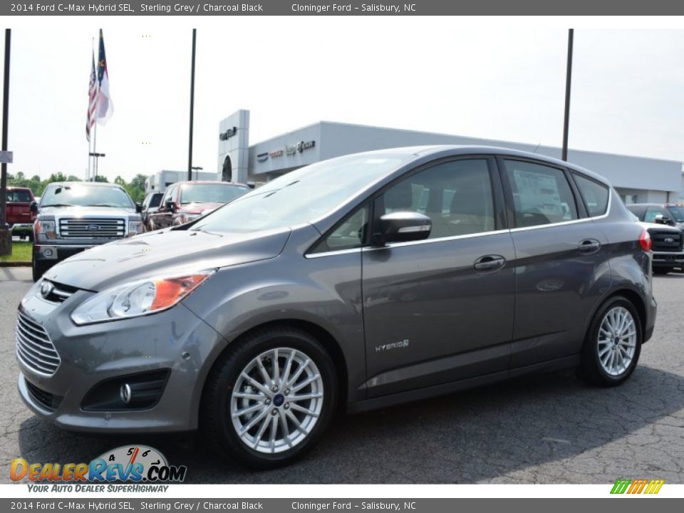 2014 Ford C-Max Hybrid SEL Sterling Grey / Charcoal Black Photo #3