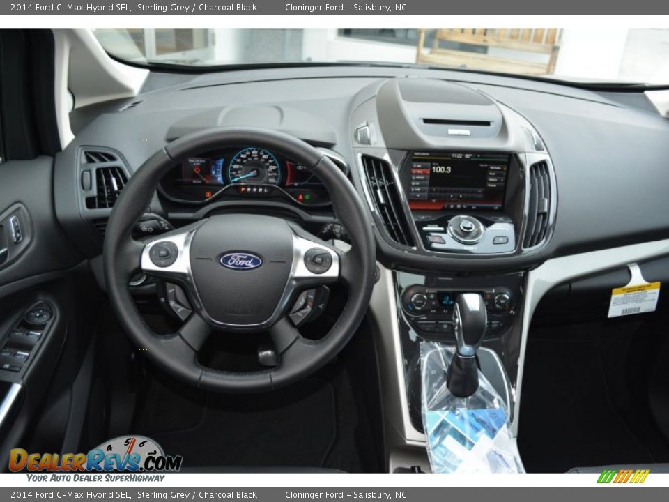 2014 Ford C-Max Hybrid SEL Sterling Grey / Charcoal Black Photo #12
