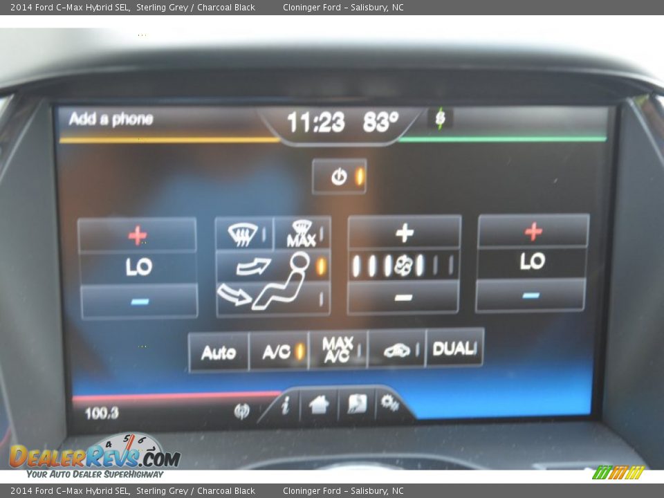 2014 Ford C-Max Hybrid SEL Sterling Grey / Charcoal Black Photo #15