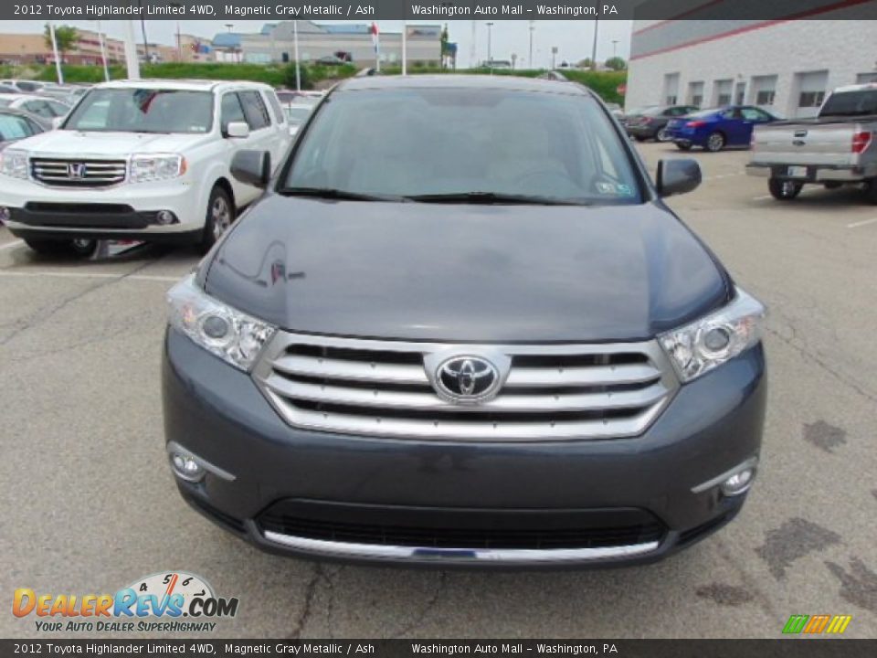 2012 Toyota Highlander Limited 4WD Magnetic Gray Metallic / Ash Photo #4