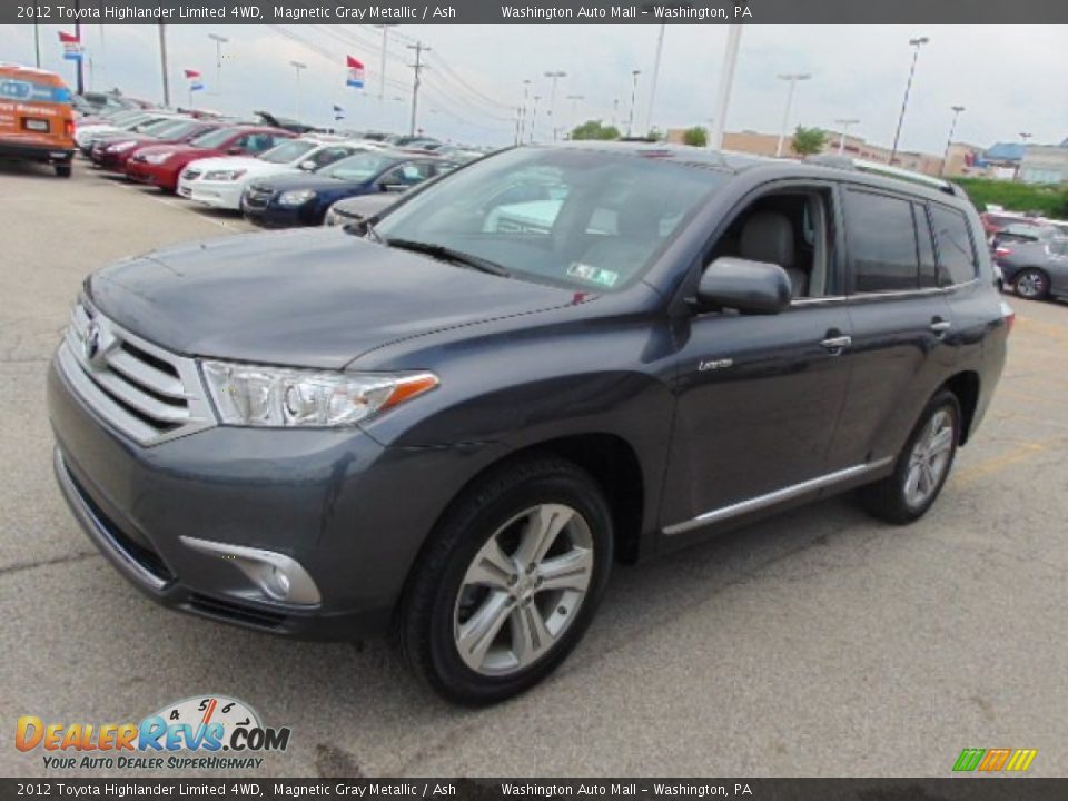 2012 Toyota Highlander Limited 4WD Magnetic Gray Metallic / Ash Photo #5