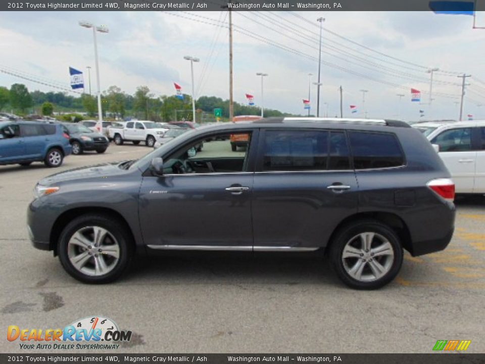 2012 Toyota Highlander Limited 4WD Magnetic Gray Metallic / Ash Photo #6