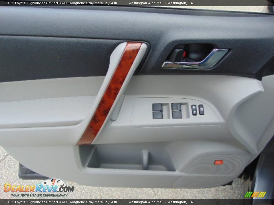 2012 Toyota Highlander Limited 4WD Magnetic Gray Metallic / Ash Photo #9