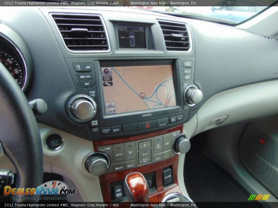 2012 Toyota Highlander Limited 4WD Magnetic Gray Metallic / Ash Photo #11