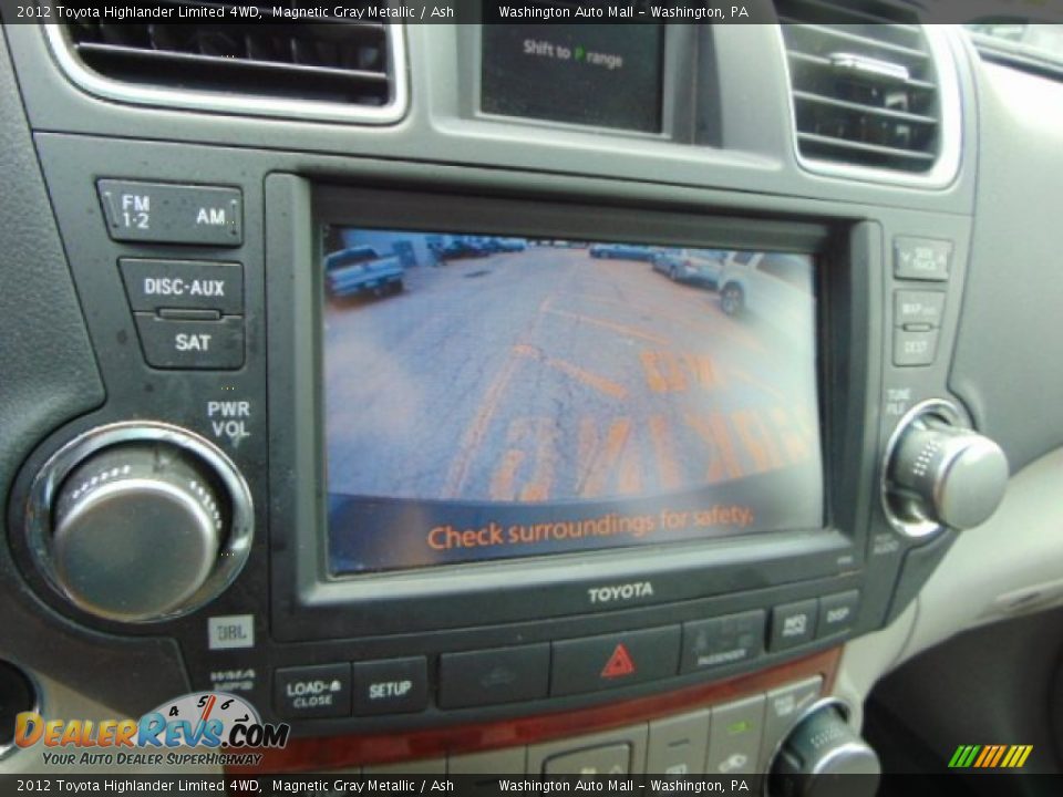 2012 Toyota Highlander Limited 4WD Magnetic Gray Metallic / Ash Photo #12