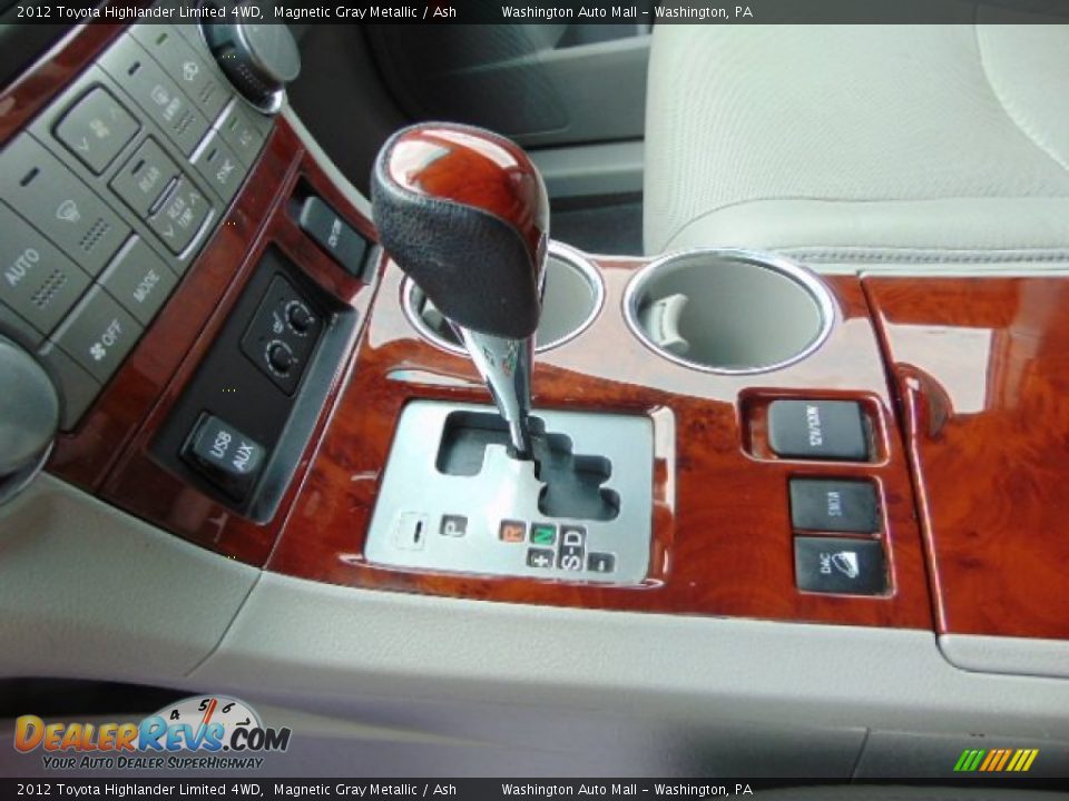 2012 Toyota Highlander Limited 4WD Magnetic Gray Metallic / Ash Photo #13