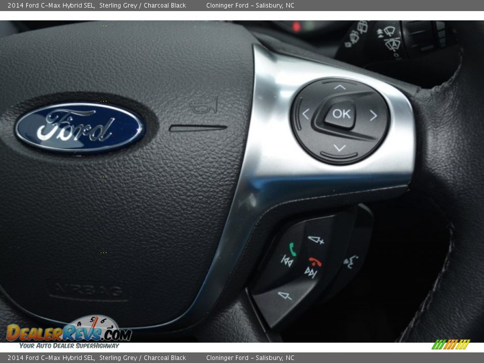 2014 Ford C-Max Hybrid SEL Sterling Grey / Charcoal Black Photo #25