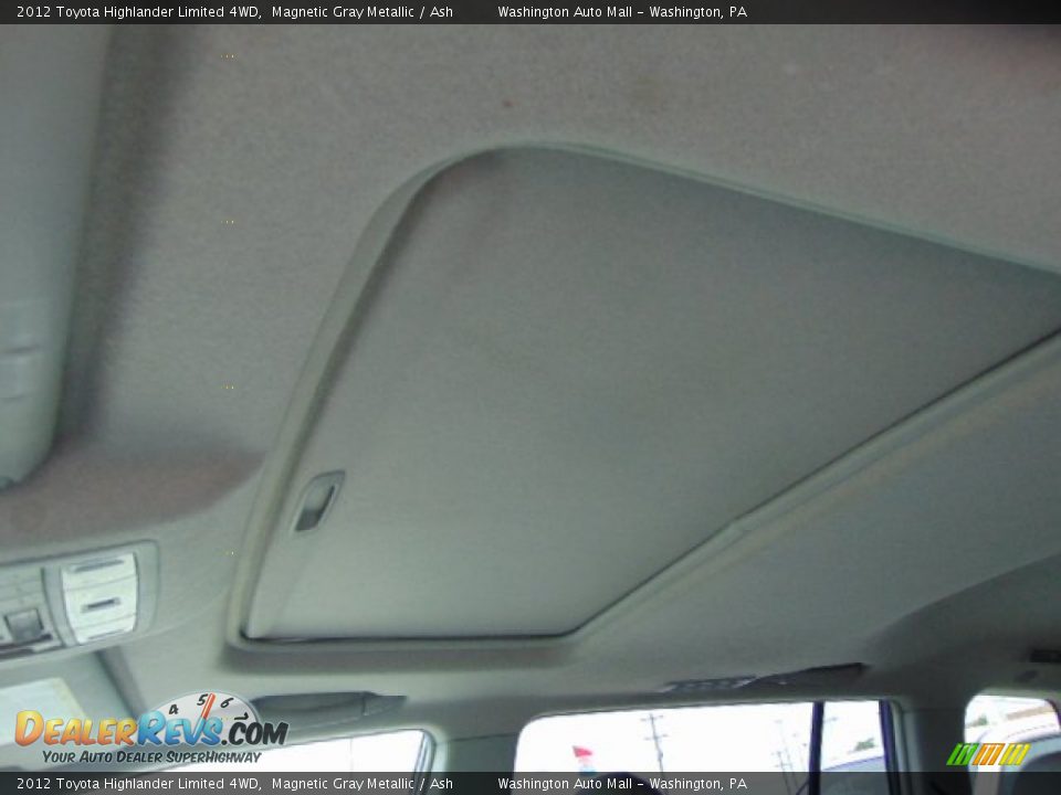 2012 Toyota Highlander Limited 4WD Magnetic Gray Metallic / Ash Photo #14