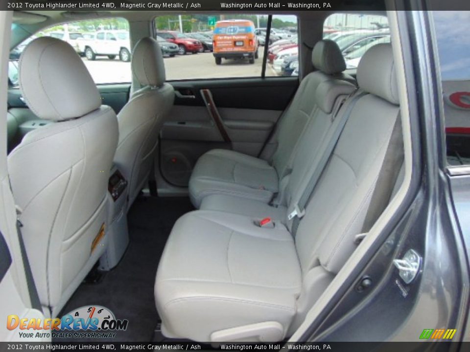 2012 Toyota Highlander Limited 4WD Magnetic Gray Metallic / Ash Photo #15