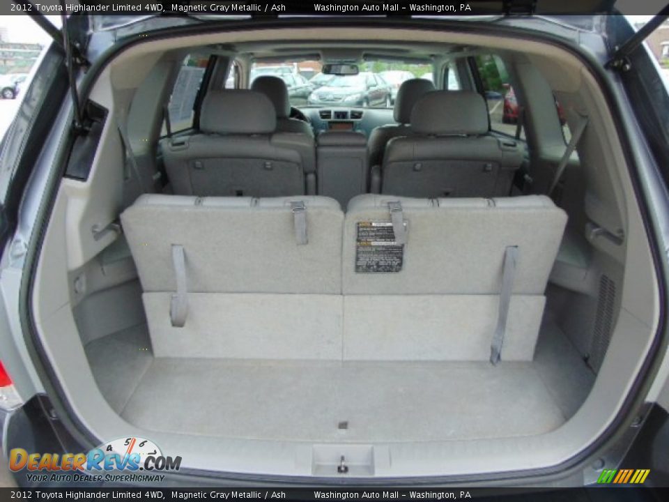 2012 Toyota Highlander Limited 4WD Magnetic Gray Metallic / Ash Photo #17