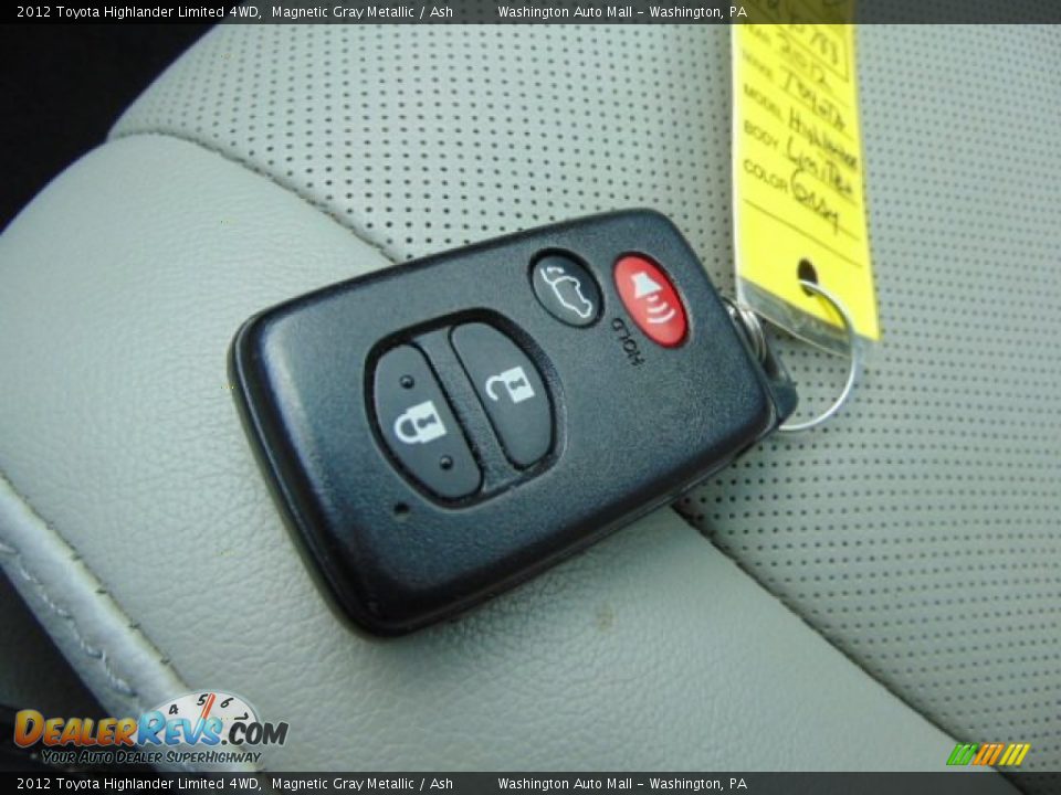 2012 Toyota Highlander Limited 4WD Magnetic Gray Metallic / Ash Photo #18