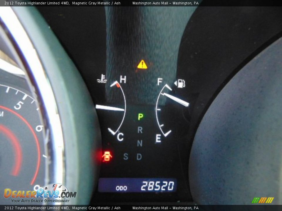 2012 Toyota Highlander Limited 4WD Magnetic Gray Metallic / Ash Photo #20