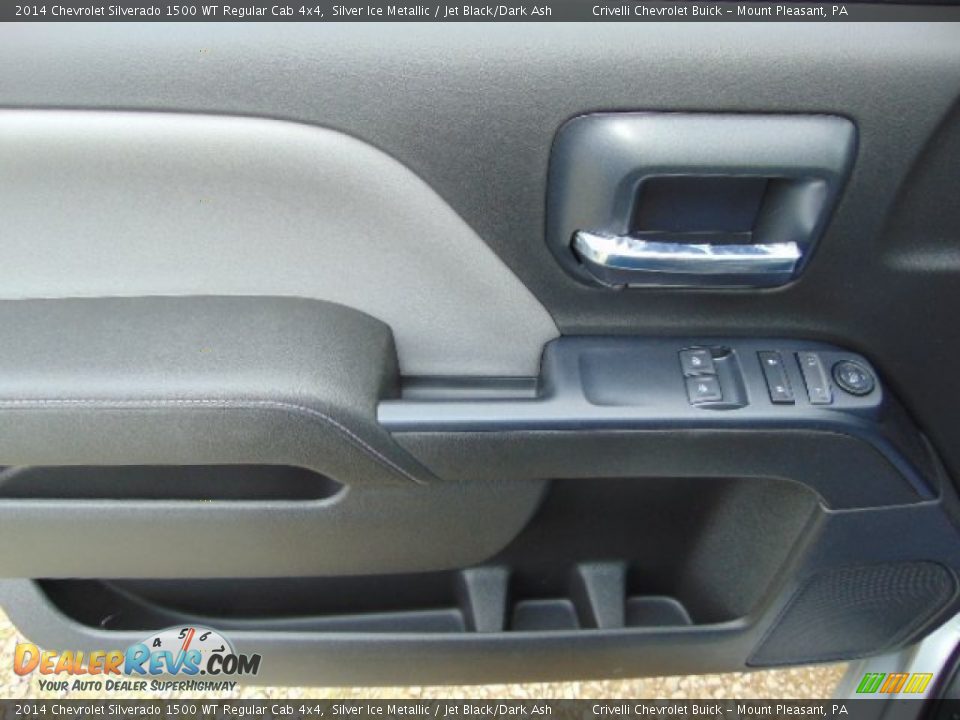 2014 Chevrolet Silverado 1500 WT Regular Cab 4x4 Silver Ice Metallic / Jet Black/Dark Ash Photo #8