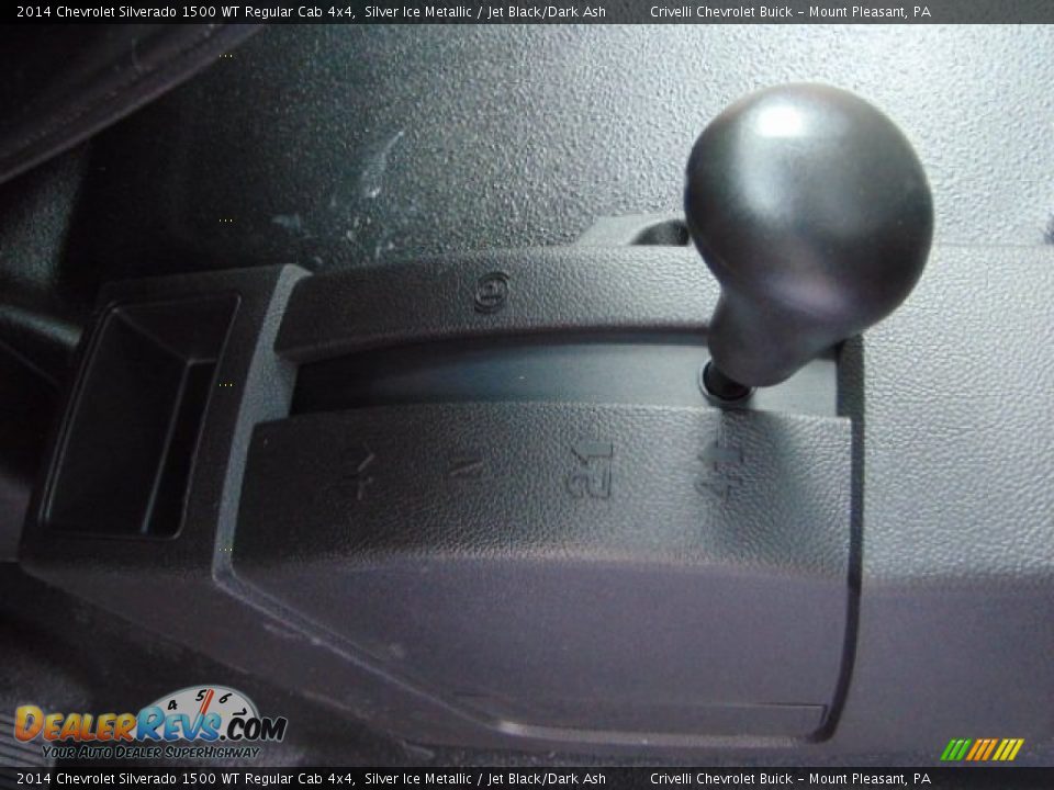 2014 Chevrolet Silverado 1500 WT Regular Cab 4x4 Silver Ice Metallic / Jet Black/Dark Ash Photo #10