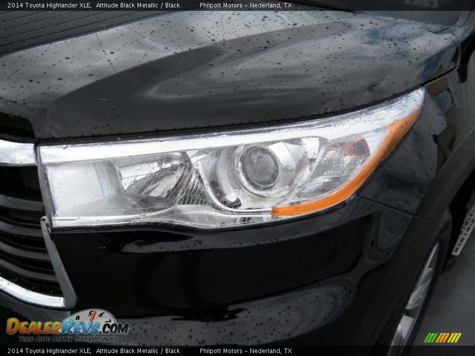 2014 Toyota Highlander XLE Attitude Black Metallic / Black Photo #9