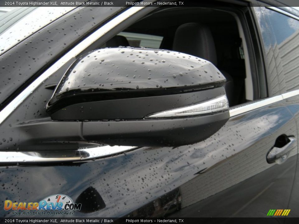2014 Toyota Highlander XLE Attitude Black Metallic / Black Photo #13