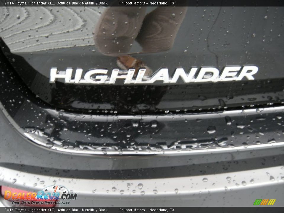 2014 Toyota Highlander XLE Attitude Black Metallic / Black Photo #15