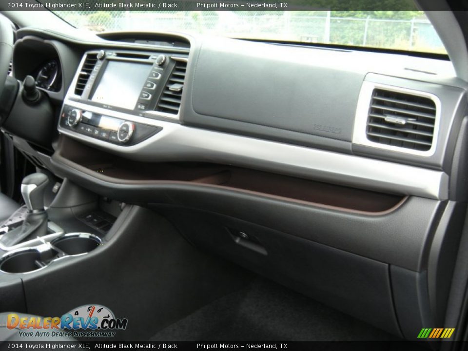 2014 Toyota Highlander XLE Attitude Black Metallic / Black Photo #18