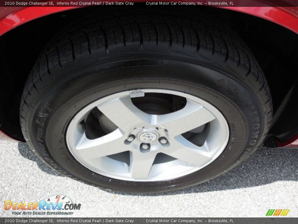 2010 Dodge Challenger SE Inferno Red Crystal Pearl / Dark Slate Gray Photo #14