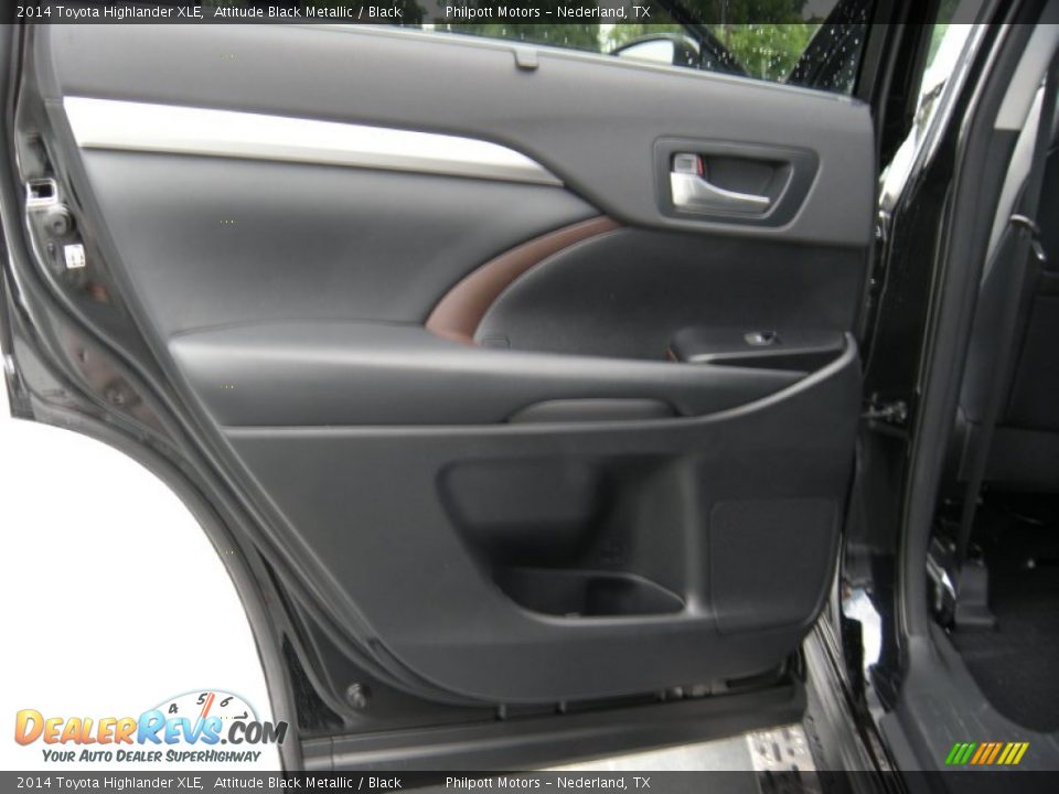 2014 Toyota Highlander XLE Attitude Black Metallic / Black Photo #22