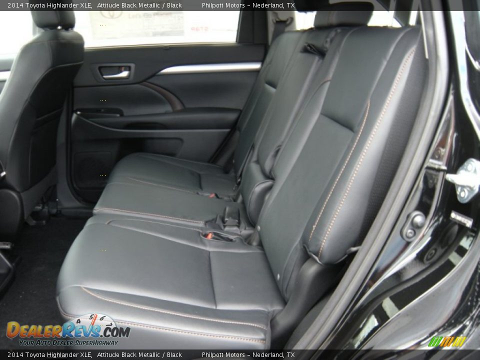 2014 Toyota Highlander XLE Attitude Black Metallic / Black Photo #23