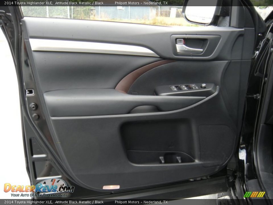 2014 Toyota Highlander XLE Attitude Black Metallic / Black Photo #24
