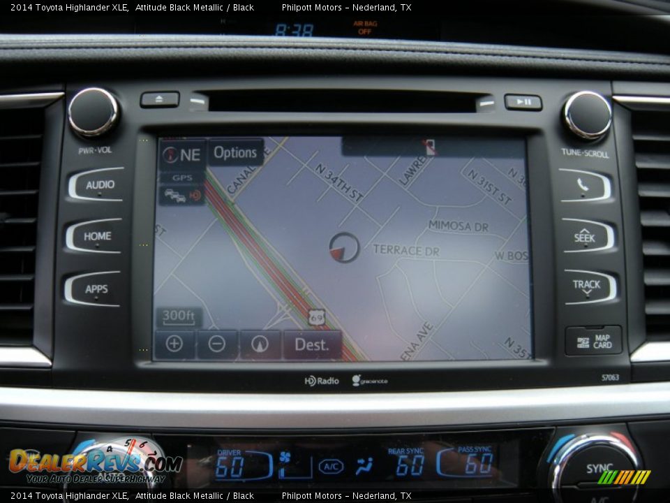 2014 Toyota Highlander XLE Attitude Black Metallic / Black Photo #31