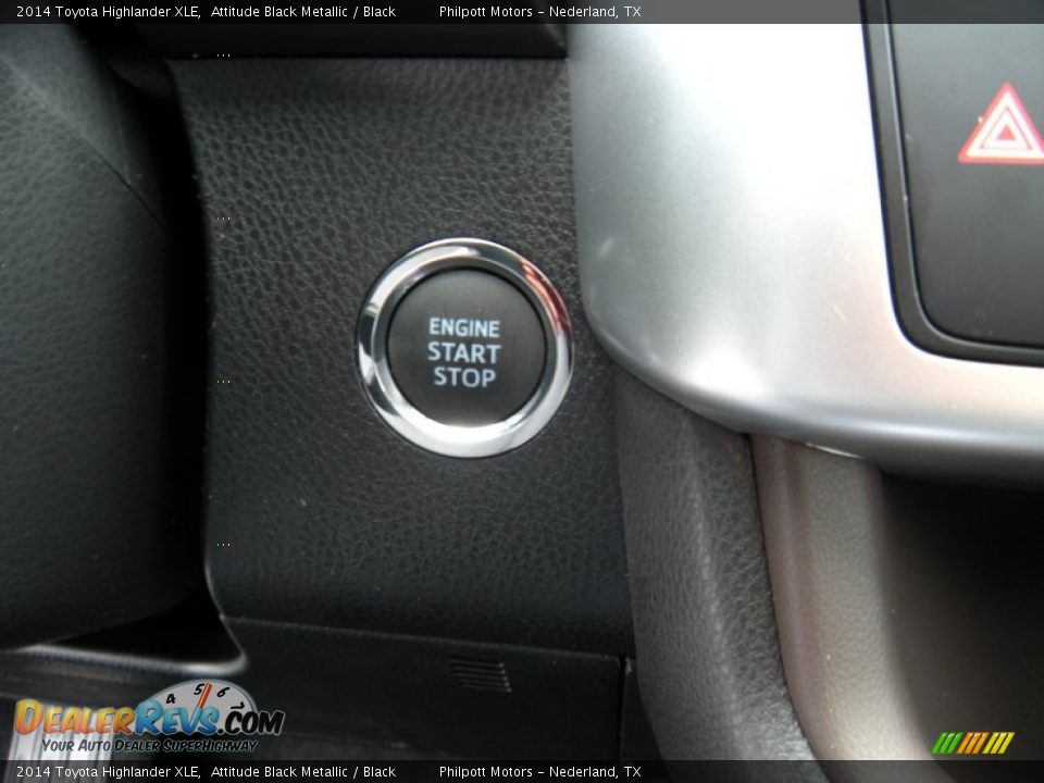 2014 Toyota Highlander XLE Attitude Black Metallic / Black Photo #35