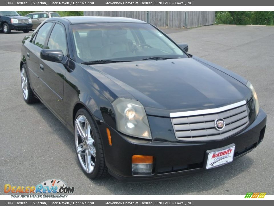 2004 Cadillac CTS Sedan Black Raven / Light Neutral Photo #1