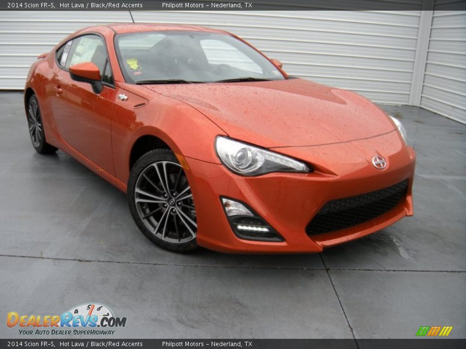 2014 Scion FR-S Hot Lava / Black/Red Accents Photo #1