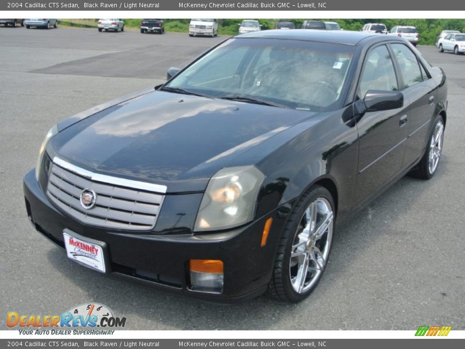 2004 Cadillac CTS Sedan Black Raven / Light Neutral Photo #2
