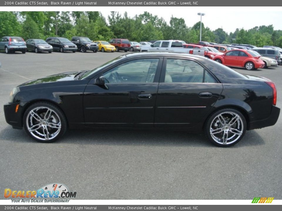 2004 Cadillac CTS Sedan Black Raven / Light Neutral Photo #3