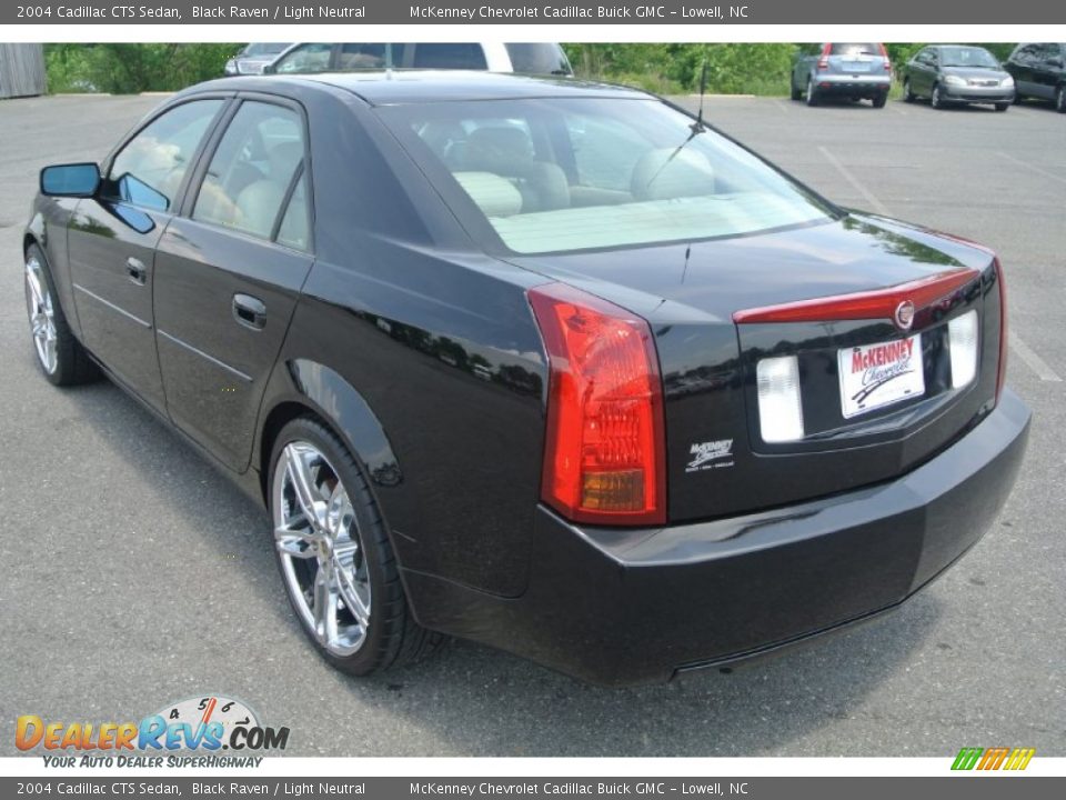 2004 Cadillac CTS Sedan Black Raven / Light Neutral Photo #4