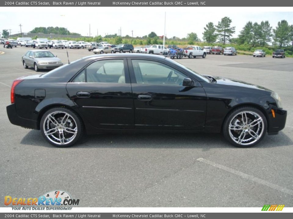 2004 Cadillac CTS Sedan Black Raven / Light Neutral Photo #6
