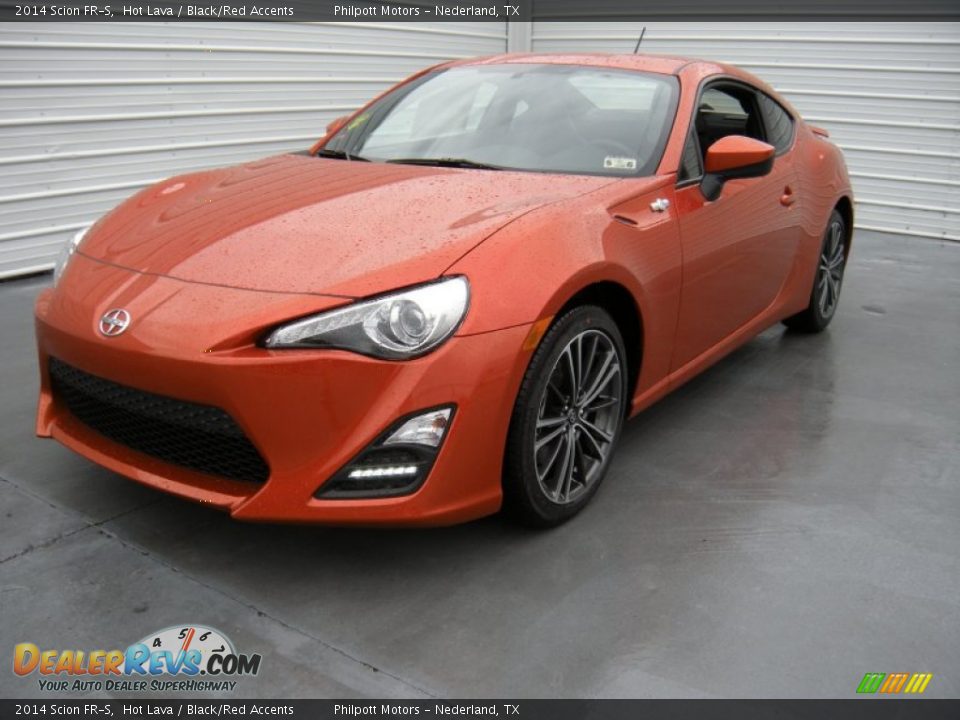2014 Scion FR-S Hot Lava / Black/Red Accents Photo #7
