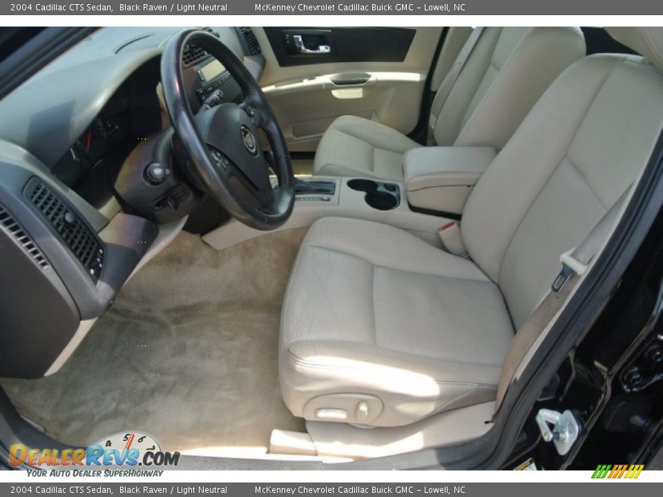 2004 Cadillac CTS Sedan Black Raven / Light Neutral Photo #8